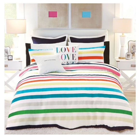 kate spade Other - KATE SPADE candy stripe comforter
